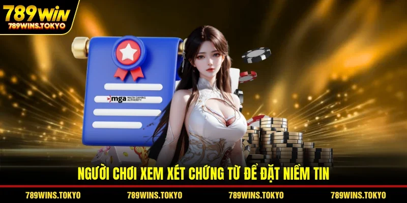Người chơi xem xét chứng từ để đặt niềm tin