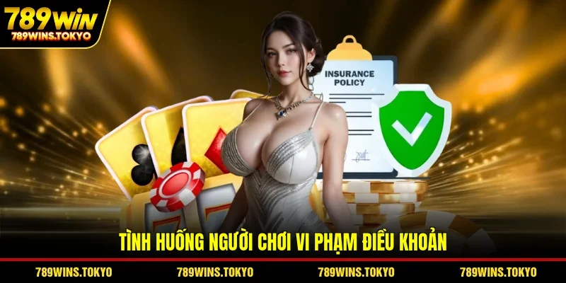 Tình huống người chơi vi phạm điều khoản